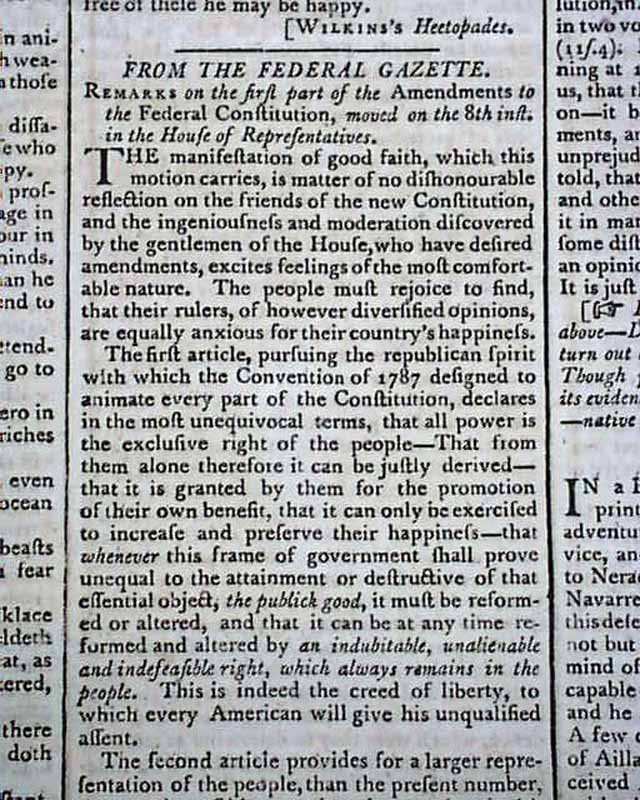 Comments on Amendments to the Constitution... - RareNewspapers.com