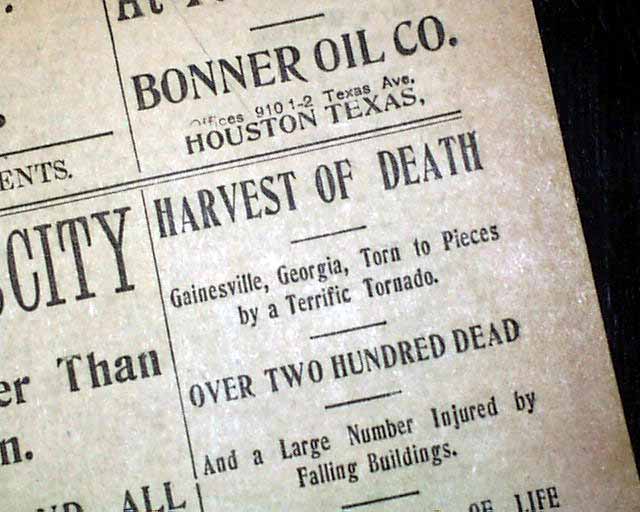 Gainesville GA tornado disaster...