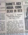 Jackson Barnett death... "The World's richest Indian"... - Image 1