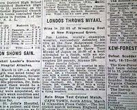 1931 professional wrestling w/ Jim "Golden Greek" Londos ...