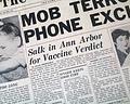 Salk and his polio vaccine are a success... - Image 1