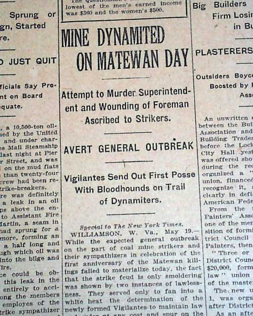 Battle of Matewan close...