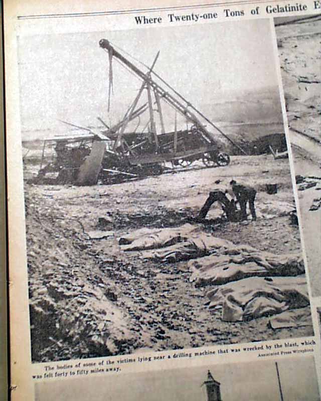 Lehigh Portland Cement Co.... Limestone quarry explosion