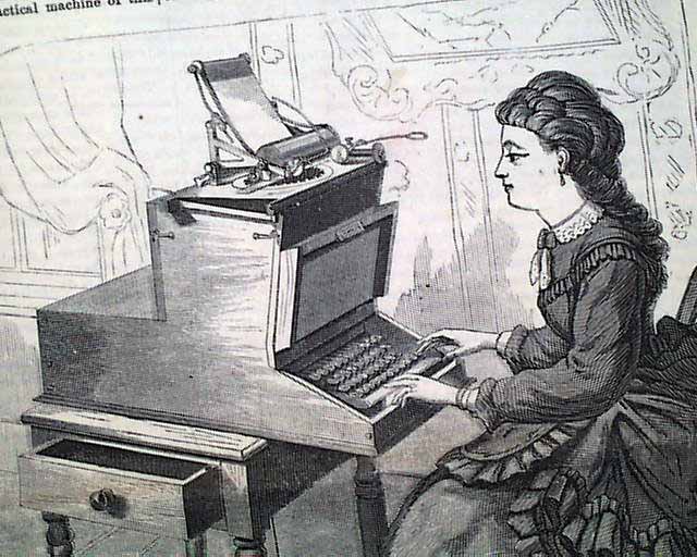 The earliest typewriter