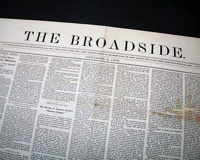 A rare campaiogn newspaper...