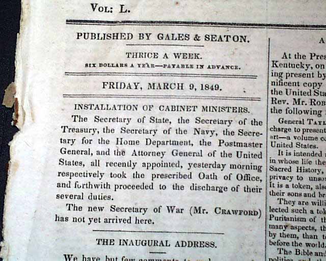 David Atchison: President for one day...