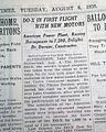 Flight of the Dornier Do X flying boat in 1930... - Image 1