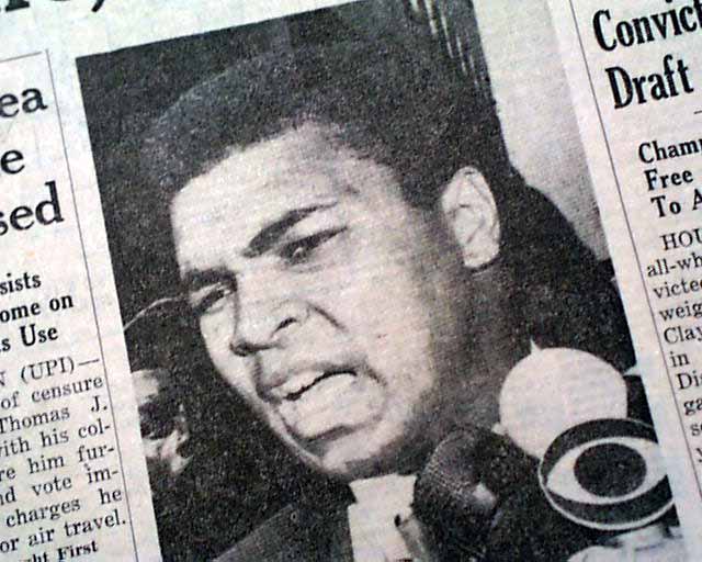 Yes, Muhammad Ali was a champ, but he was also a draft dodger
