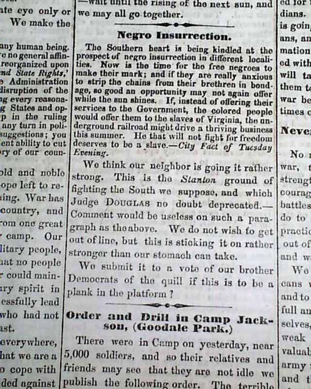 President Jackson's farewell address...   War news...