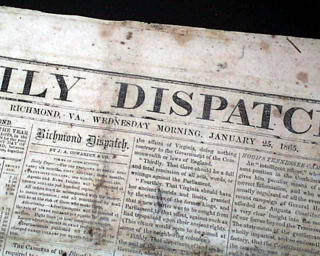 On Sherman's capture of Savannah, in a Confederate newspaper...