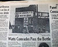 Ace Hi Liquor Store hangout in 1980 Los Angeles...