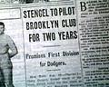 Casey Stengel becomes Dodgers manager... - Image 1