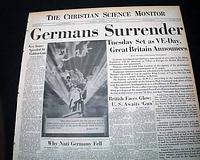 End of the war in 1945 Europe...