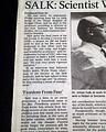 Jonas Salk death... Polio vaccine discoverer... - Image 5