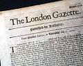 Genuine London Gazette newspaper from 1701... - Image 1