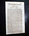 Genuine London Gazette newspaper from 1701... - Image 4