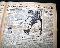1943 Great Lakes beats Notre Dame...