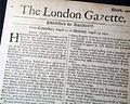 Genuine London Gazette newspaper from 1670... - Image 1