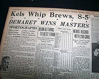Jimmy Demaret wins 1940 Masters golf tournament