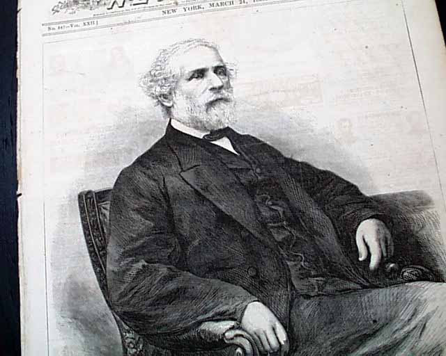 Robert E. Lee on the front page...  Founder of the A.S.P.C.A...