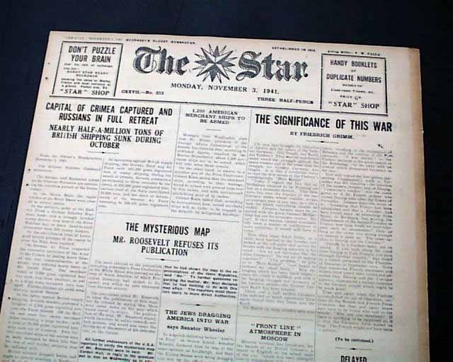 A Nazi newspaper from a British island...