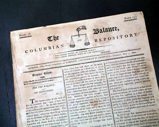 One of the more successful weeklies of the early 19th century...