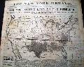 Civil War map showing the Yankee and Confederate territories... - Image 3