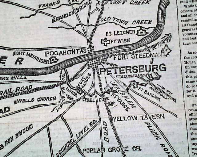 Great graphic issue... The day the Confederate capital was captured...