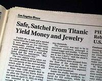 1987 RMS Titanic safe & satchel opening... 