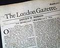 Genuine London Gazette newspaper from 1674... - Image 1