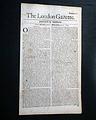 Genuine London Gazette newspaper from 1674... - Image 4