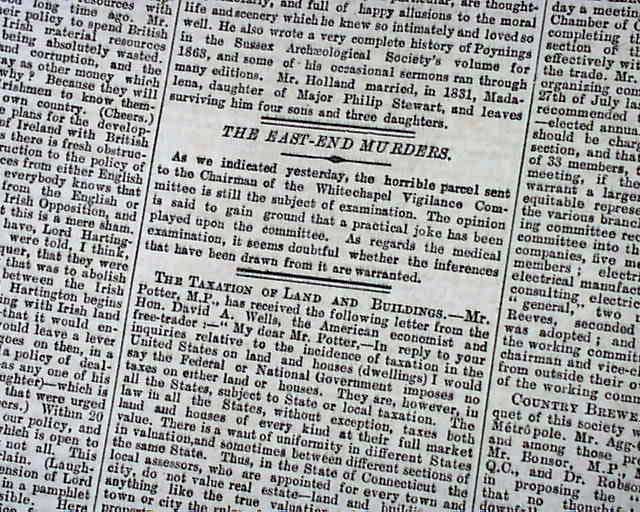 Jack the Ripper evidence a practical joke? - RareNewspapers.com