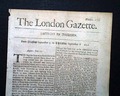 Genuine London Gazette newspaper from 1690... - Image 1