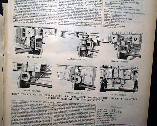 Railroad car couplers...