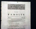 Rare 18th century newspaper by Samuel Johnson... - Image 1
