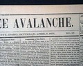 Rare & early Idaho Territory newspaper...   - Image 2
