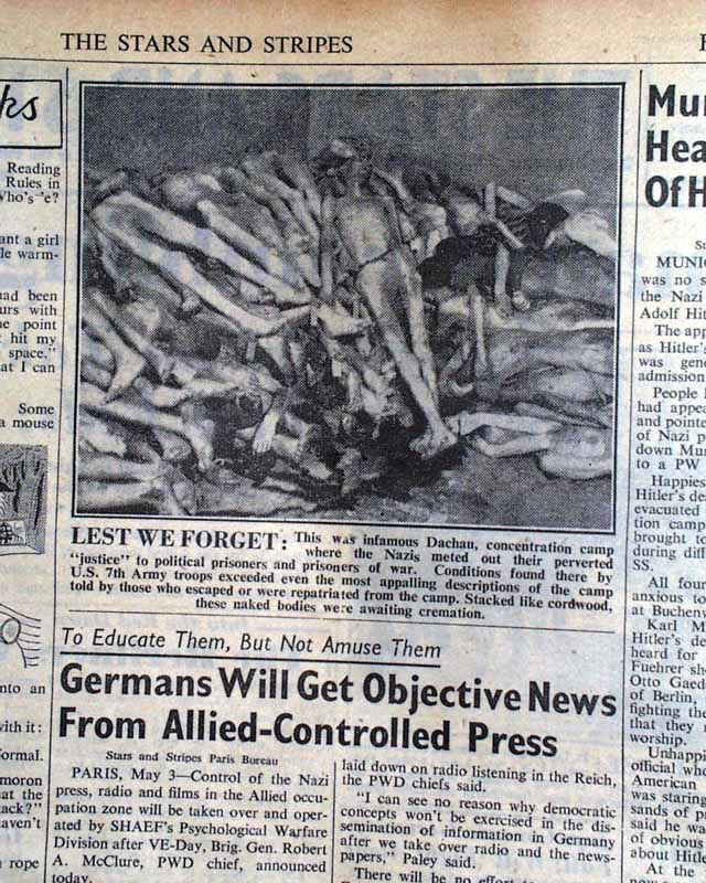 Nazi atrocities... Lest we forget...