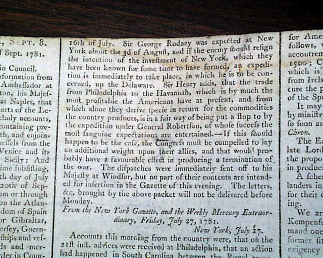 Battle of South Carolina...