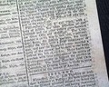 Rare mention of Daniel Boone in the Revolutionary War...   Trial of  General Lee with Washington's charge... - Image 4