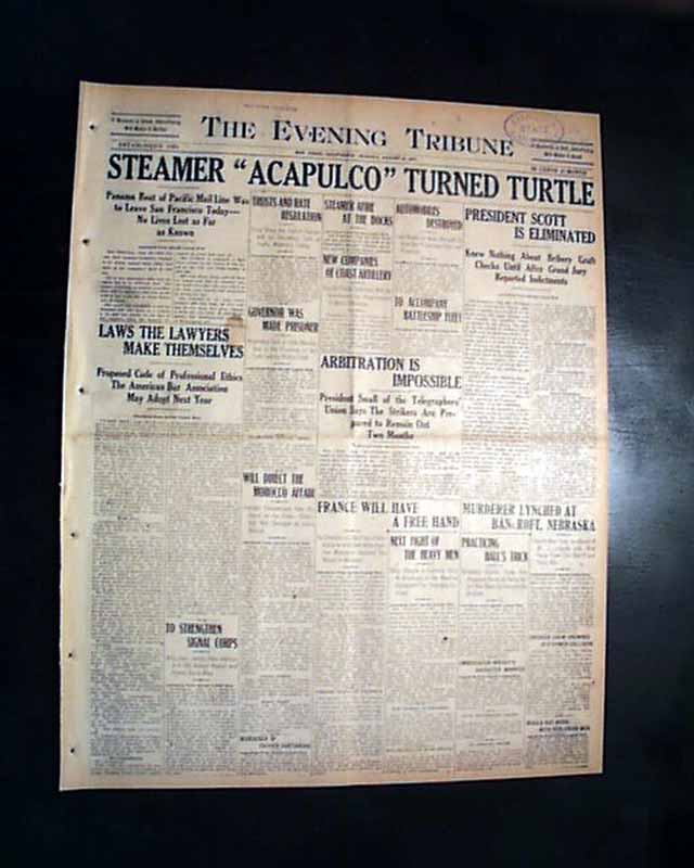 1907 Bancroft, Nebraska lynching...