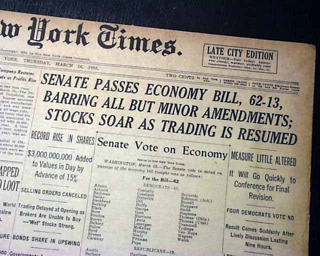 Stock market has its biggest gain in history...