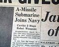 First submarine guided missile is tested in 1953... - Image 3