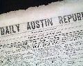 Early Texas newspaper... - Image 1