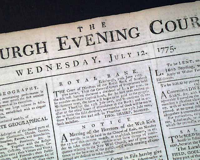 Great wealth of early Revolutionary War content...