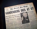 Arthur H. Vandenberg death... - Image 1