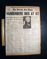 Arthur H. Vandenberg death... - Image 2