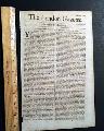 Front page report of Plague deaths...  Rebuilding after the Great London Fire... - Image 3