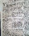 Front page report of Plague deaths...  Rebuilding after the Great London Fire... - Image 1