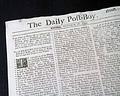 An early 1733 London newspaper... - Image 1