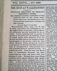 1878 Wallingford, Connecticut F4 tornado...